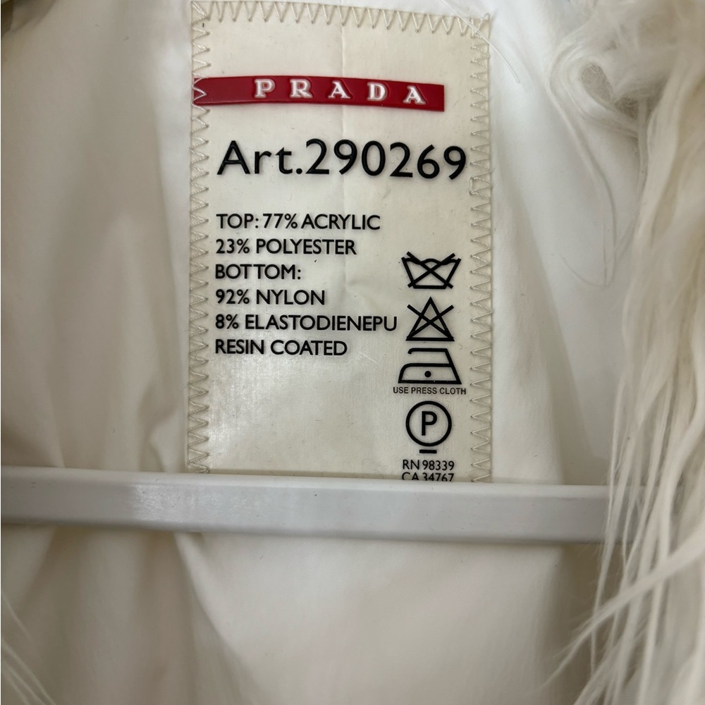 Vintage faux fur prada jacket - Picture 3 of 5